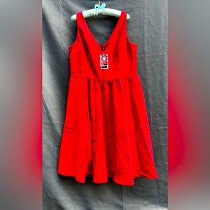 Pinup Couture Red Midi Dress